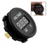 Round 12V-24V Voltmeter Vehicle Panel Motorcycle LED Digital Voltage Display - 1