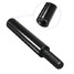 Black Aluminum Extended Gear Extension Car Stick Lever 4 Inch Shifter knob - 1