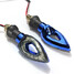 Blue Universal Motorcycle LEDs Turn 4 X Light Indicator Lamp - 4