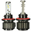 80W Headlight High Low Beam Xenon H13 6000K LED 8000LM White Light Bulbs Pair Car - 1