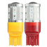 5630 T20 Daytime LED Turn Signal Running Brake Light DRL Red Bulb Amber - 1