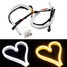 Light White Amber DRL Switchback 30cm Strip Headlight LED - 2