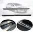 One Carbon Fiber Door Sill Plate Scuff Pair Universal Step Guard Panel Car Protector - 1