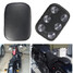 Pillion Seat Black For Harley Dyna Touring Pad Softail Suction Cup Sportster - 1