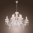 Chandelier Feature Living Room Glass Dining Room Kitchen Modern/contemporary Candle Style Electroplated - 1