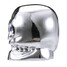 Dust Chrome Skull Covers 4pcs Caps Motorcycle Auto Tire Tyre Valve - 3