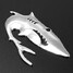 Adhesive Car Vehicle Metal Emblem Logo Decals 3D Badge Shark Sticker - 5