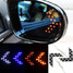 Turn Signal Indicator Lights Panel Car Arrow Bulbs Side Mirror SMD LED - 2