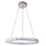 Three 60cm Crystal Pendant Light Side K9 Ceiling Lights Modern - 2