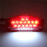 LED Lamp Universal Motorcycle Rear Tail Brake Stop Light Number Plate - 9