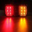 12LED 12V Light Pair Stop Rear Tail Indicator E-Marked Trailer Truck - 2