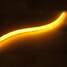 Daytime Running Car LED Turn 4pcs 60CM Light Soft Tears Strips Guide DRL White Yellow - 9