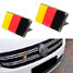 Aluminium Emblem Decal Badge Grille 2Pcs Germany Flag Universal Decoration German - 2