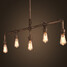 Water Personality Industrial Retro Chandelier Iron - 3