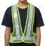 High Visibility Gear Reflective Vest Warning Safety Yellow White 2Pcs - 1