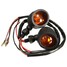 Honda Suzuki Kawasaki Turn Signals Pair YAMAHA Cruiser Chopper Light For Harley - 2