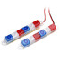 Flashing Light Warning Blue White LED Red Motorcycle Electric Cars - 6