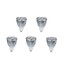 Led Cool Light Spot Lights Warm 10w Lamp Mr16 5pcs 12v - 1