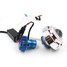 Hi Lo Angel Eyes Headlight 12V Motorcycle LED Beam Laser - 4