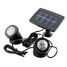 Double Flood Light Garden Bright Solar Power Waterproof Yard Lamp - 4