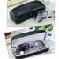 Case Hard Box Sunglasses Reading Glasses PU Leather Eyeglass Riding - 3