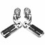 3.2cm 1.25inch Pair Harley Davidson Adjustable Foot Pegs Pedals - 4