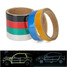 Warning Decoration Tape Safety  Reflective Car Sticker 2cmx3meter - 1