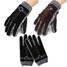 Winter Warm Thicken Windproof Thermal Gloves Men's Driving Leather Mittens - 5