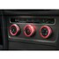 GOLF 3pcs Decoration Stereo Cars Alu Ring Knob Ring Air Conditioning Knob - 8