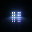 36MM Room Car LED Pair RGB Remote Control 5050 12SMD Light Interior Lamp - 5
