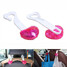 Car Headrest Bag Hook Organizer Holder Drink Holder Pink A pair - 1