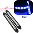 Flexible Light COB Silicone 10 LED Lamps 16W 2x Car DRL Driving Daytime Running - 9