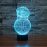 Novelty Lighting Colorful Snowman Led Night Light 100 Christmas Light - 6