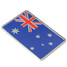 Sticker Emblem Decoration Flag 3D Aluminum Alloy 2Pcs Badge Pattern Australian Austrlia - 5