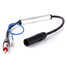 Male Female Car Antenna Radio AM Interface FM Amplifier Booster Signal - 1