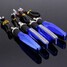 Signal Indicator Blinkers Amber Motorcycle LED Turn 4pcs Body Blue Light Shell - 4