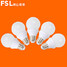 Globe Bulbs 5 Pcs Warm White Smd E26/e27 Ac 220-240 V Cool White - 2