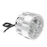DC Lamp 10V-85V 12W Handlebar LED Light Motorcycle Scooter Bicycle Rear View Mirror Silver - 2