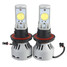 White High Power LED Headlights Dual Beam 40W Low - 1