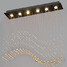 Canpoy Pendant Light Silver Modern Transparent Lighting Fixture Crystal Led Ceiling - 1