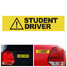 Reflective Decal Car Sticker Safety Driver Magnet Caution Sign Warming Student - 1