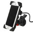 GPS USB Motorcycle Bike Bicycle Universal Phone Holder Electric Scooters - 1