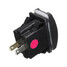 Switch For Motorcycle Red Rocker Car Truck Boat Backlit LED Dual USB Charger UTV 12V 24V - 6