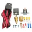 Switch Sensor Degree Temp Engine Cooling Relay Kit Thermostat Fan - 1