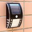 Solar Power Mounted Light Pir Outdoor White Sensor Led Wall - 2