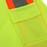 Warning Reflective Stripes Safety Vest Yellow Motorcycle Waistcoat - 8