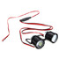 Pair 12V Motorcycle Headlight Daytime Running Light LED Flashlightt Spotlightt - 3