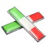 Aluminum Italy Flag Pair Emblem Decal Decoration Badge Car Sticker - 7