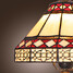 Finish 40w Table Light Style Tiffany Plate Glass - 7