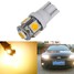 Lamp Side Light Clearance 5SMD 5050 LED Car 3000K T10 W5W Warm White - 1
